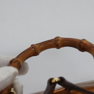 Gucci Vintage Bamboo Backpack Patent