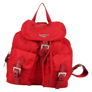 Prada Double Front Pocket Backpack Tessuto