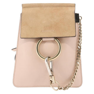 Chloe Faye Bracelet Crossbody Bag Leather and Suede