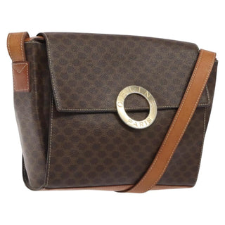 Celine Macadam Shoulder Bag PVC Leather