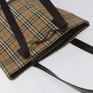 Burberry Nova Check Tote canvas check pattern