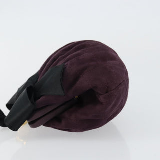 Chanel Bow cluth Suede