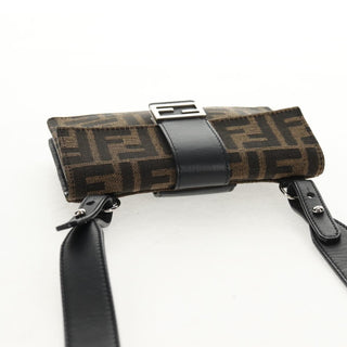 Fendi Baguette Convertible Belt Bag Zucca canvas