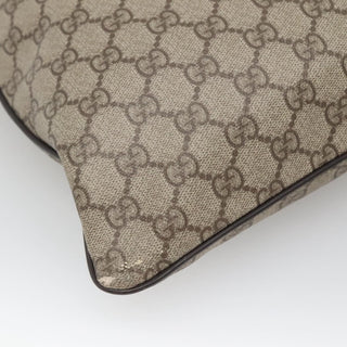 Gucci Zip Top Messenger Bag GG Coated Canvas