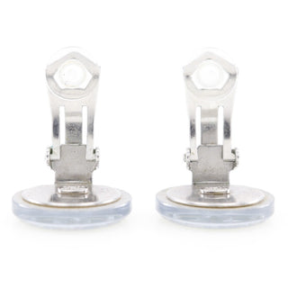 Chanel CC Round Coco Mark Dangle Earrings Plastic