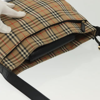 Burberry Shoulder Bag Nova Check Canvas