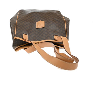 Celine Vintage Macadam Shoulder Bag Canvas