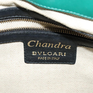 Bvlgari Chandra Hobo Canvas and Leather