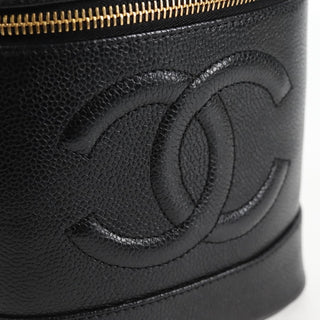 Chanel Vintage Timeless Cosmetic Case Caviar