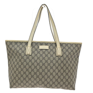 Gucci Plus Tote GG Coated Canvas with Leather