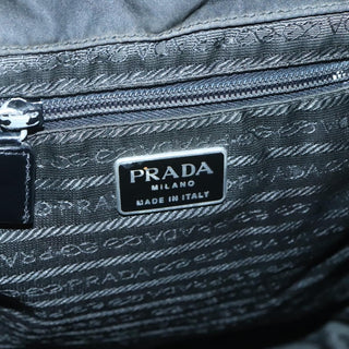 Prada Buckle Backpack Quilted Tessuto