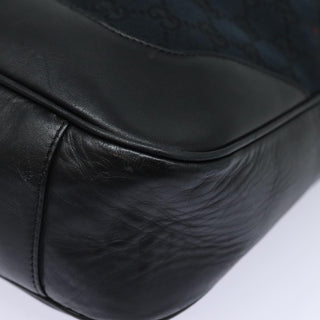 Gucci Vintage Bamboo Handle Tote Canvas