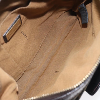Fendi Chef Zip Crossbody Bag Zucca Canvas