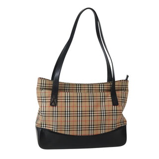 Burberry Nova Check Tote canvas check pattern