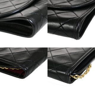 Chanel Vintage Round Flap Bag Quilted Lambskin