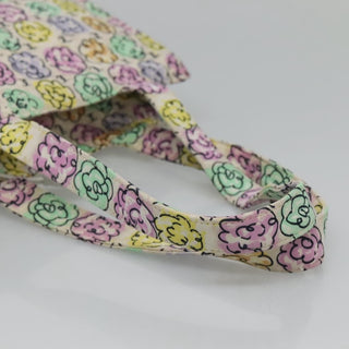 Chanel Vintage Camellia Tote Printed Nylon