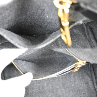 Prada Canapa Convertible Tote Denim