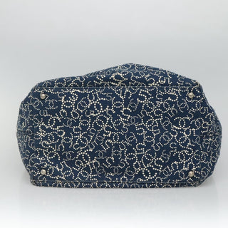 Chanel Vintage Bowler Bag Printed Canvas