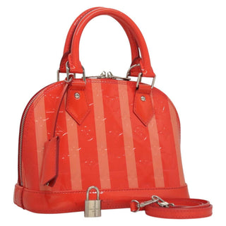 Louis Vuitton Alma Handbag Limited Edition Monogram Vernis Rayures