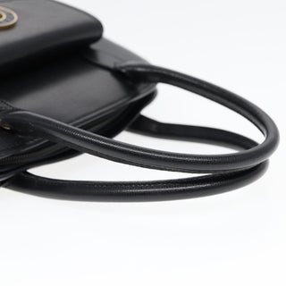 Celine Circle Logo Handbag Leather