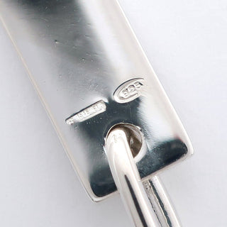 Gucci ID plate ovale chain bracelet Silver