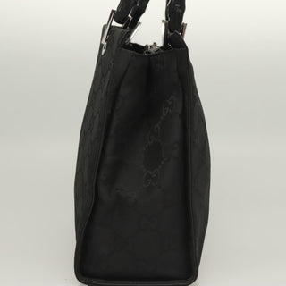 Gucci Vintage Bamboo Handle Tote GG Nylon