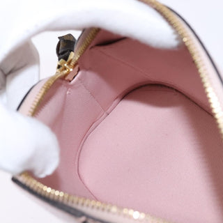 Louis Vuitton Alma Chain Handbag Vernis with Monogram Canvas