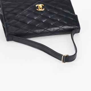Chanel Vintage Envelope Flap Shoulder Bag Quilted Lambskin