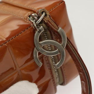 Chanel Rubiks Cube Wristlet Quilted Patent