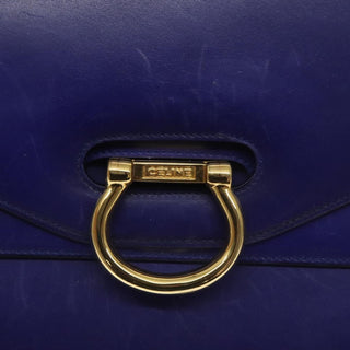Celine Gancini Handbag Leather