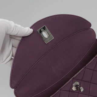 Chanel Crescent Chain Shoulder Bag Quilted Lambskin