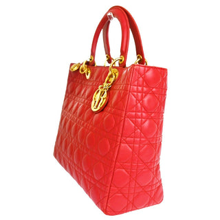 Christian Dior Vintage Lady Dior Bag Cannage Quilt Lambskin