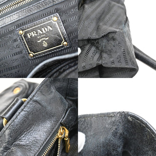 Prada Front Pocket Convertible Tote Vitello Shine