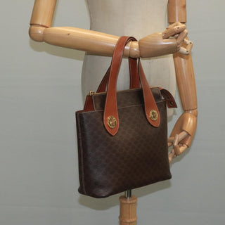 Celine Macadam Handbag Macadam with leather