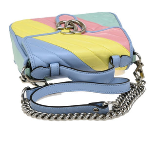 Gucci GG Marmont Top Handle Bag Leather