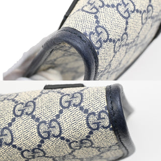 Gucci Ophidia Flap Belt Bag GG Coated Canvas with Leather