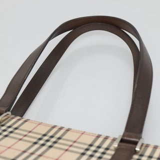Burberry Nova Check Tote canvas check pattern