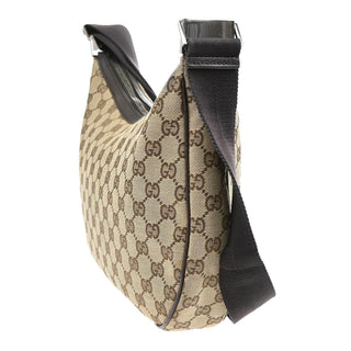 Gucci Saddle Zip Messenger Bag GG Canvas