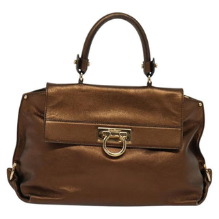 Salvatore Ferragamo Sofia Satchel Leather