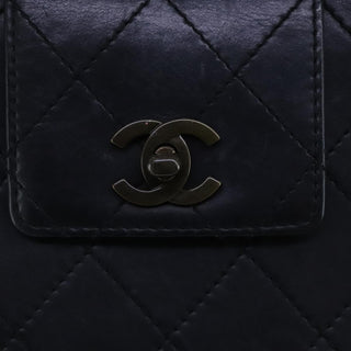 Chanel Vintage CC Turnlock Satchel Leather