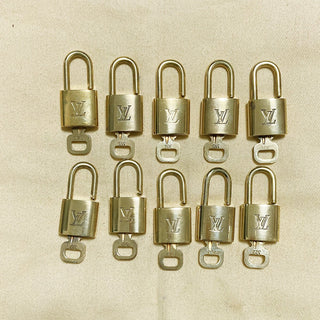 Louis Vuitton Cadenas Bag Charm Gold-plated