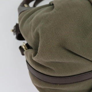 Bvlgari Chandra Hobo Canvas and Leather