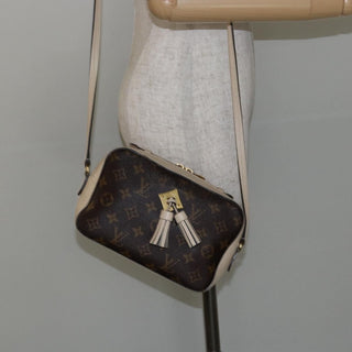 Louis Vuitton Saintonge Handbag Monogram Canvas with Leather