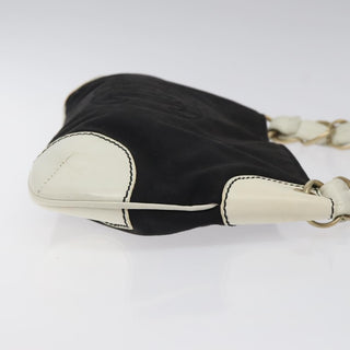 Chanel Vintage Olsen CC Chain Shoulder Bag Canvas and Leather