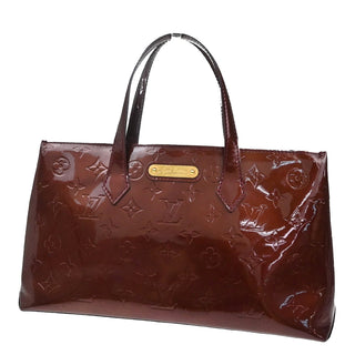 Louis Vuitton Wilshire Handbag Monogram Vernis