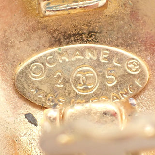 Chanel Vintage Round CC Clip-On Earrings Metal