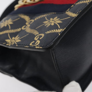 Gucci Sylvie Top Handle Bag Printed Leather