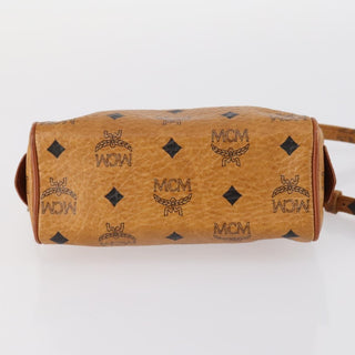 MCM Visetos Handbag Canvas and Leather