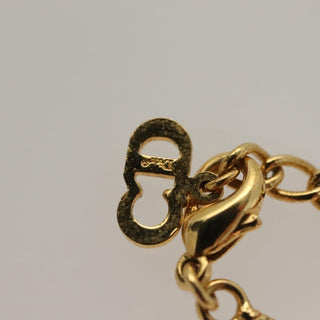 Christian Dior D logo Pendant Necklace Metal