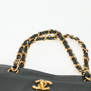 Chanel Vintage CC Lock Pocket Chain Tote Caviar
